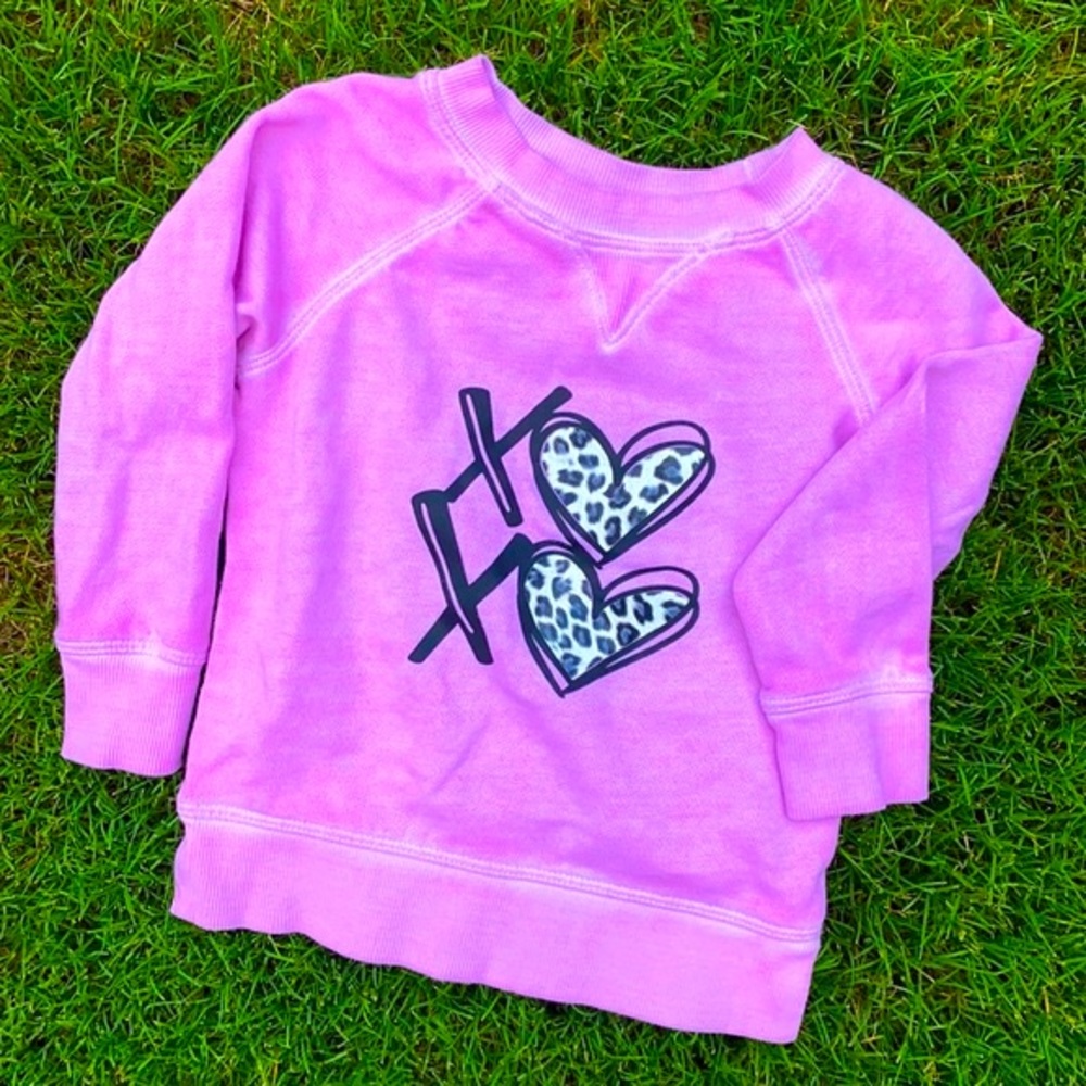 Kids Hugs & Kisses Graphic Sweatshirt